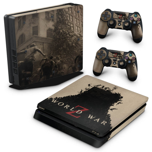 Skin Anti-Rage PS4 Slim - World War Z