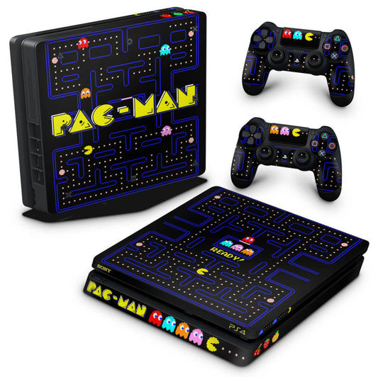 Skin Anti-Rage PS4 Slim - Pac Man