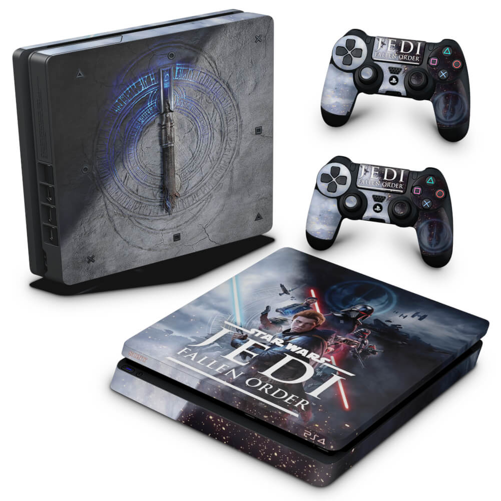 Skin Anti-Rage PS4 Slim - Star Wars Jedi Fallen Order