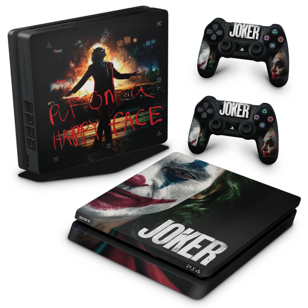 Skin Anti-Rage PS4 Slim - Joker Coringa Filme