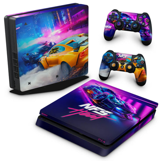 Skin Anti-Rage PS4 Slim - Need For Speed Heat