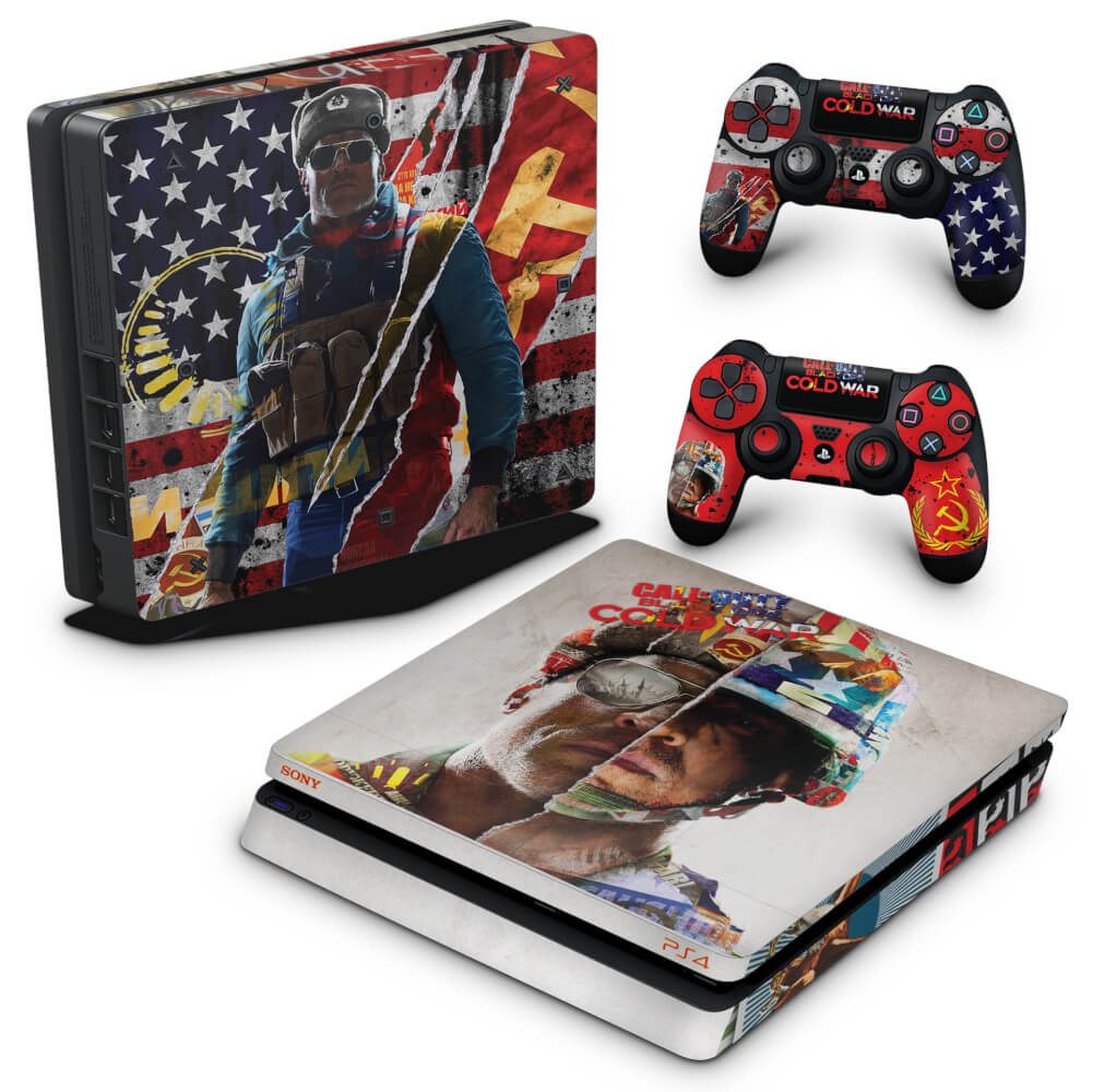 Skin Anti-Rage PS4 Slim - Call Of Duty Cold War