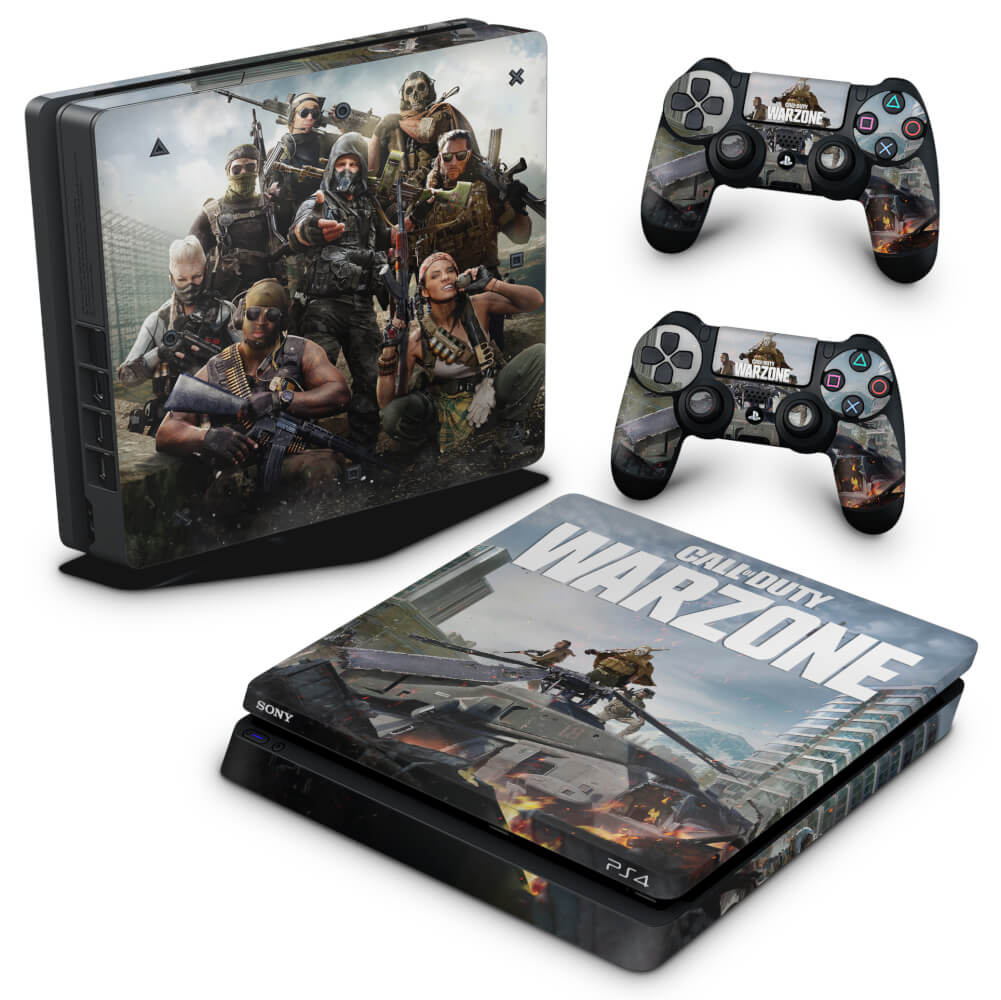 Skin Anti-Rage PS4 Slim - Call of Duty Warzone
