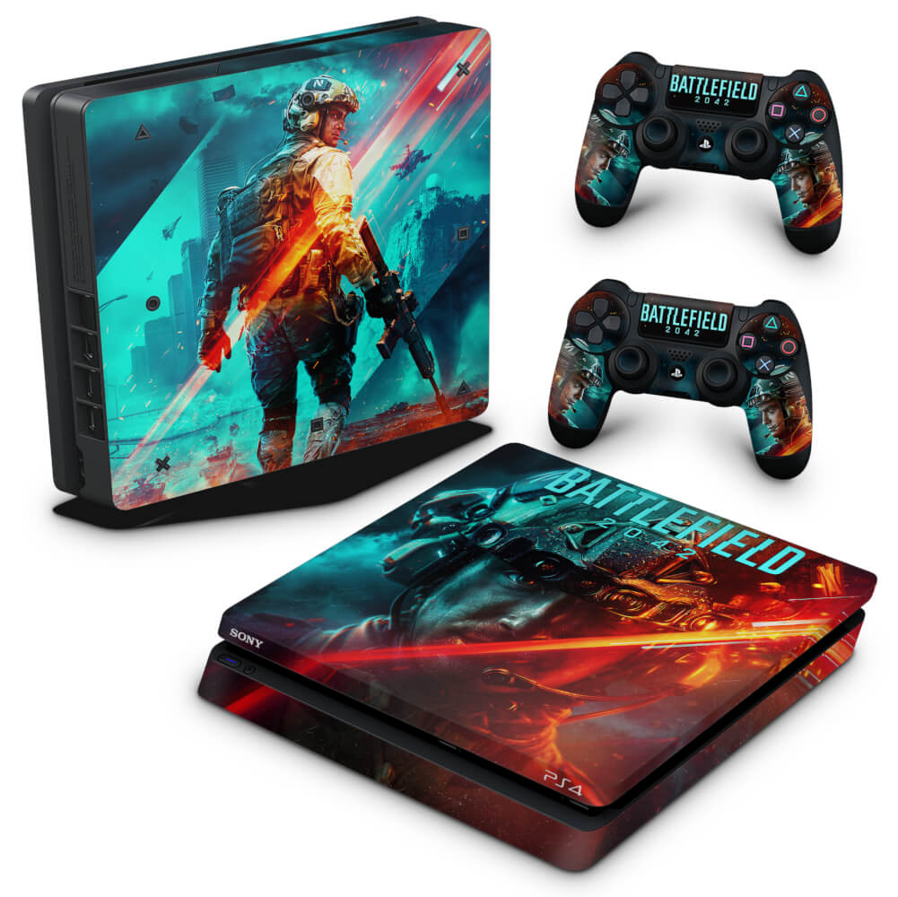 Skin Anti-Rage PS4 Slim - Battlefield 2042