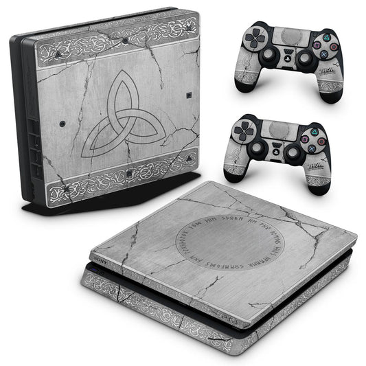 Skin Anti-Rage PS4 Slim - Mjolnir Thor Amor e Trovão