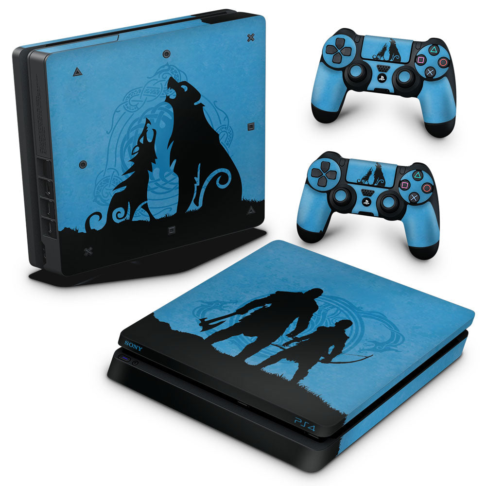 Skin Anti-Rage PS4 Slim - God of War Ragnarok Edition