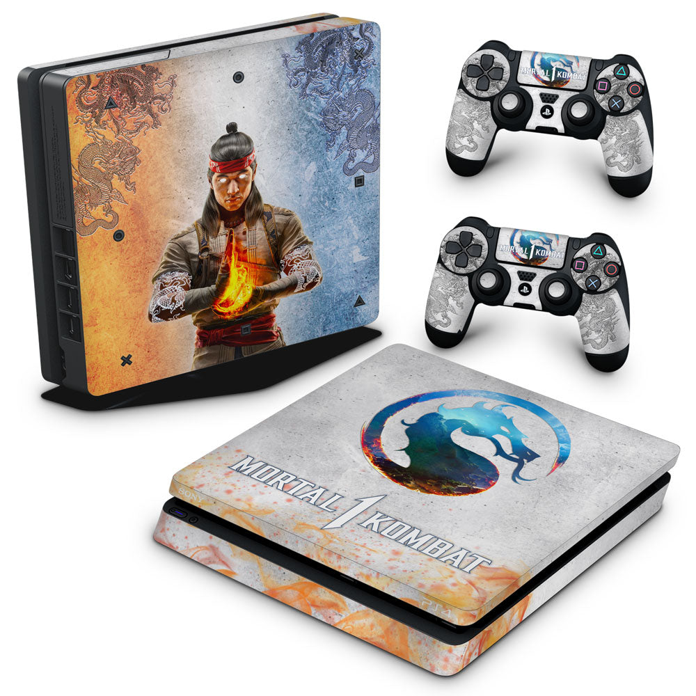 Skin Anti-Rage PS4 Slim - Mortal Kombat 1