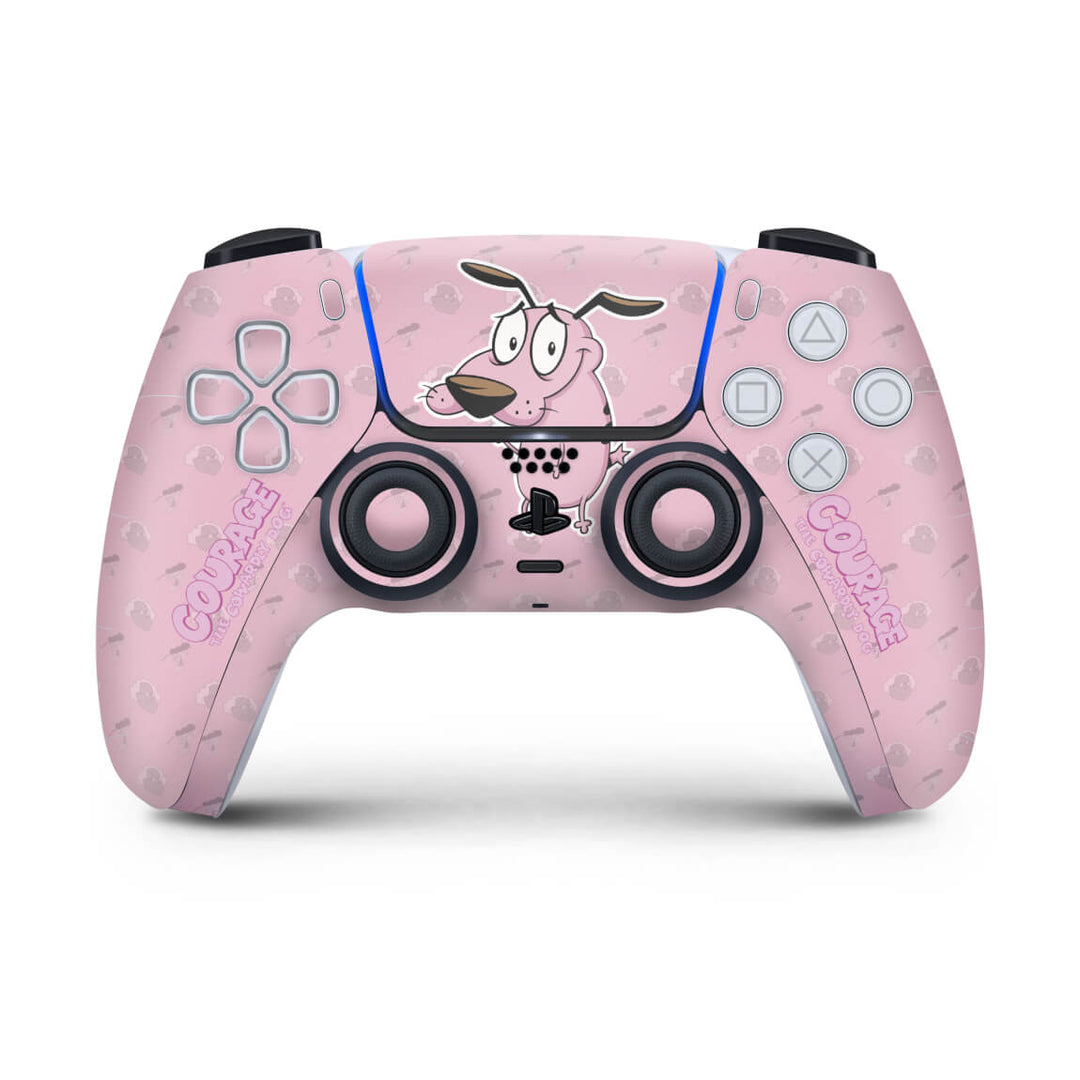 Skin Anti-Rage PS5 Controle - Coragem: O Cão Covarde