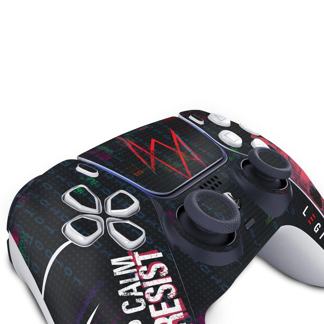 Skin Anti-Rage PS5 Controle - Watch Dogs Legion - Pop Arte Skins - foto 4