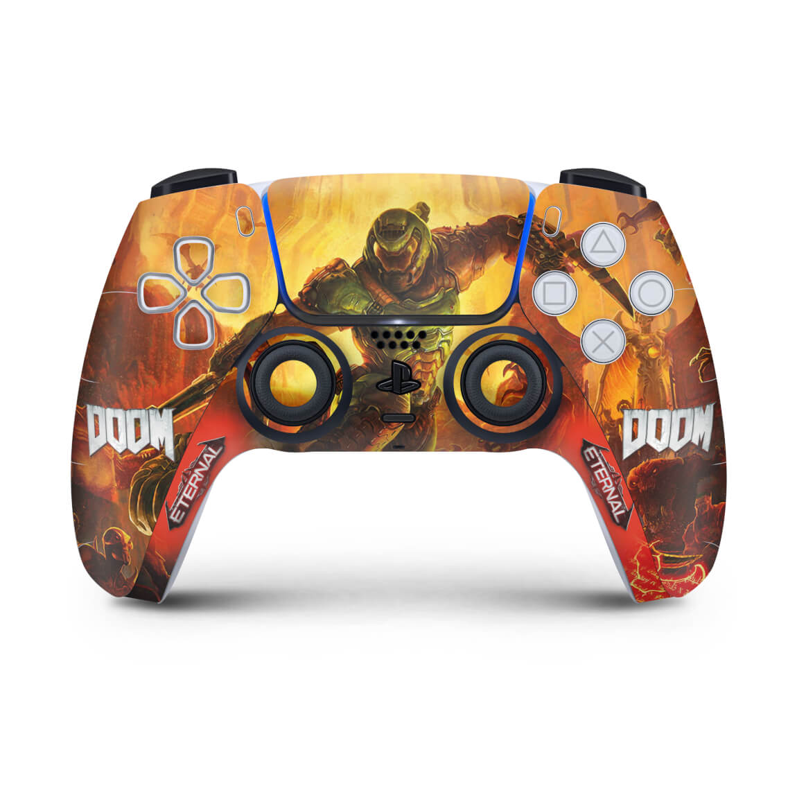 Skin Anti-Rage PS5 Controle - Doom Eternal