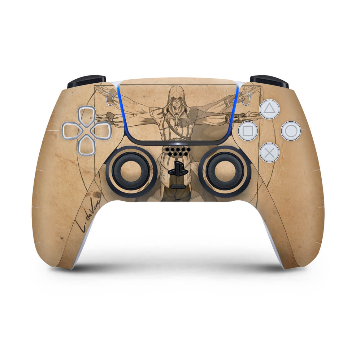 Skin Anti-Rage PS5 Controle - Assassin’s Creed Vitruviano