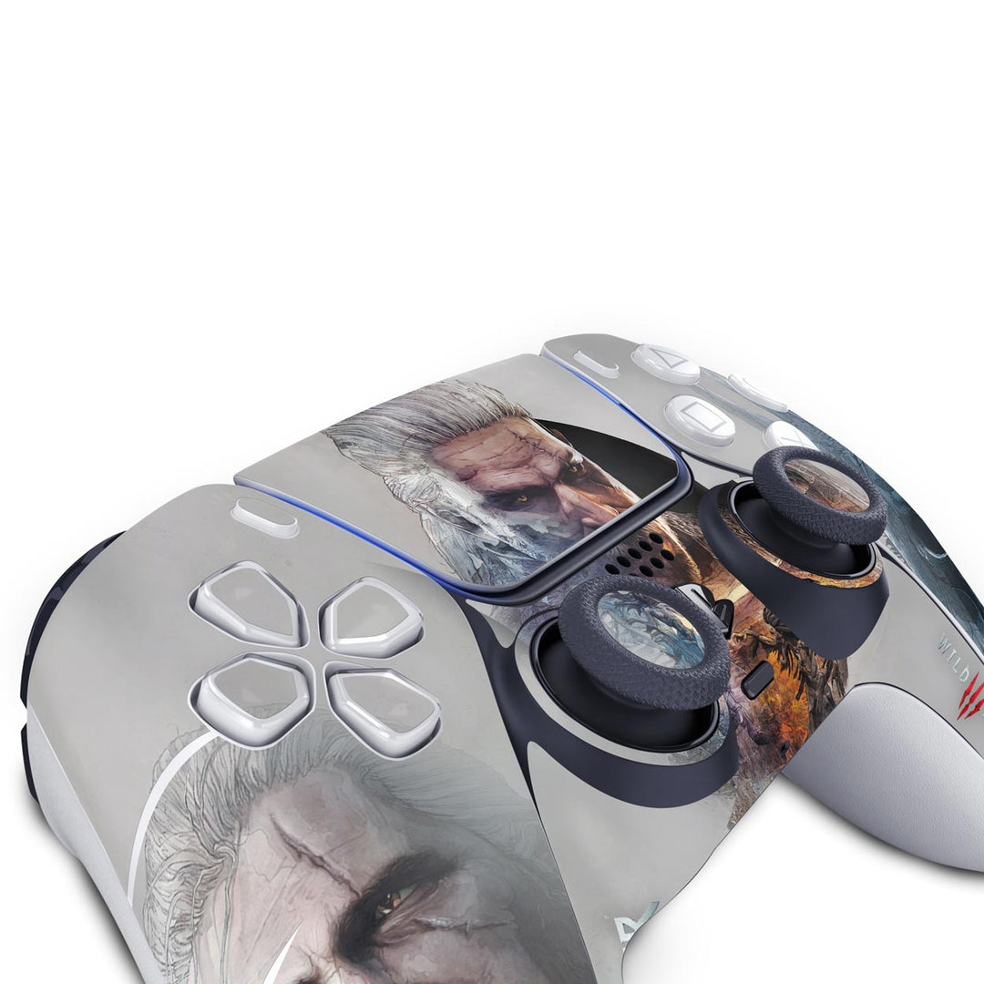 Skin Anti-Rage PS5 Controle - The Witcher 3 - Pop Arte Skins - foto 4