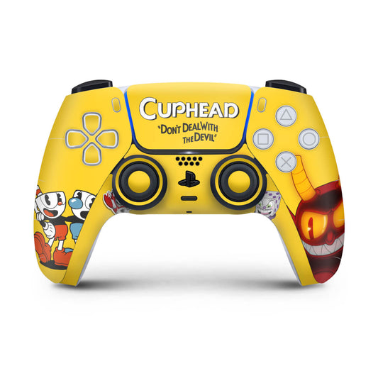 Skin Anti-Rage PS5 Controle - Cuphead