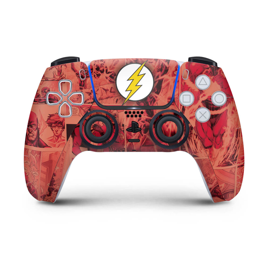 Skin Anti-Rage PS5 Controle - The Flash Comics