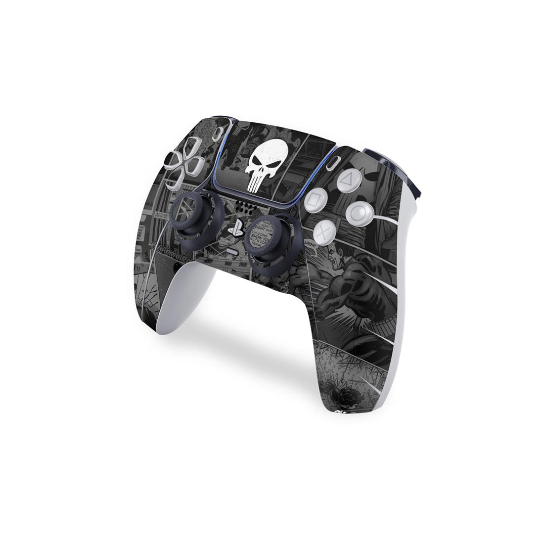 Skin Anti-Rage PS5 Controle - The Punisher Justiceiro Comics - Pop Arte Skins - foto 3
