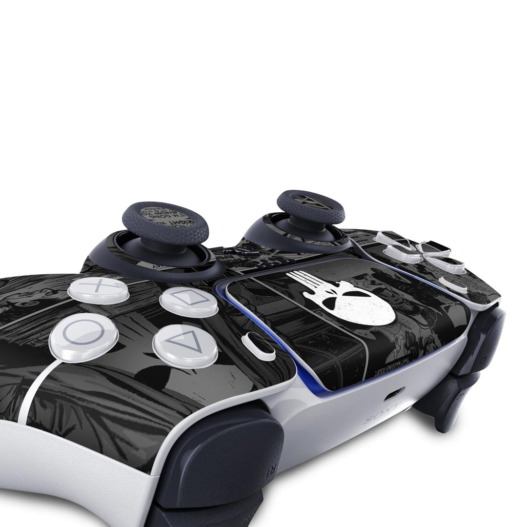 Skin Anti-Rage PS5 Controle - The Punisher Justiceiro Comics - Pop Arte Skins - foto 5