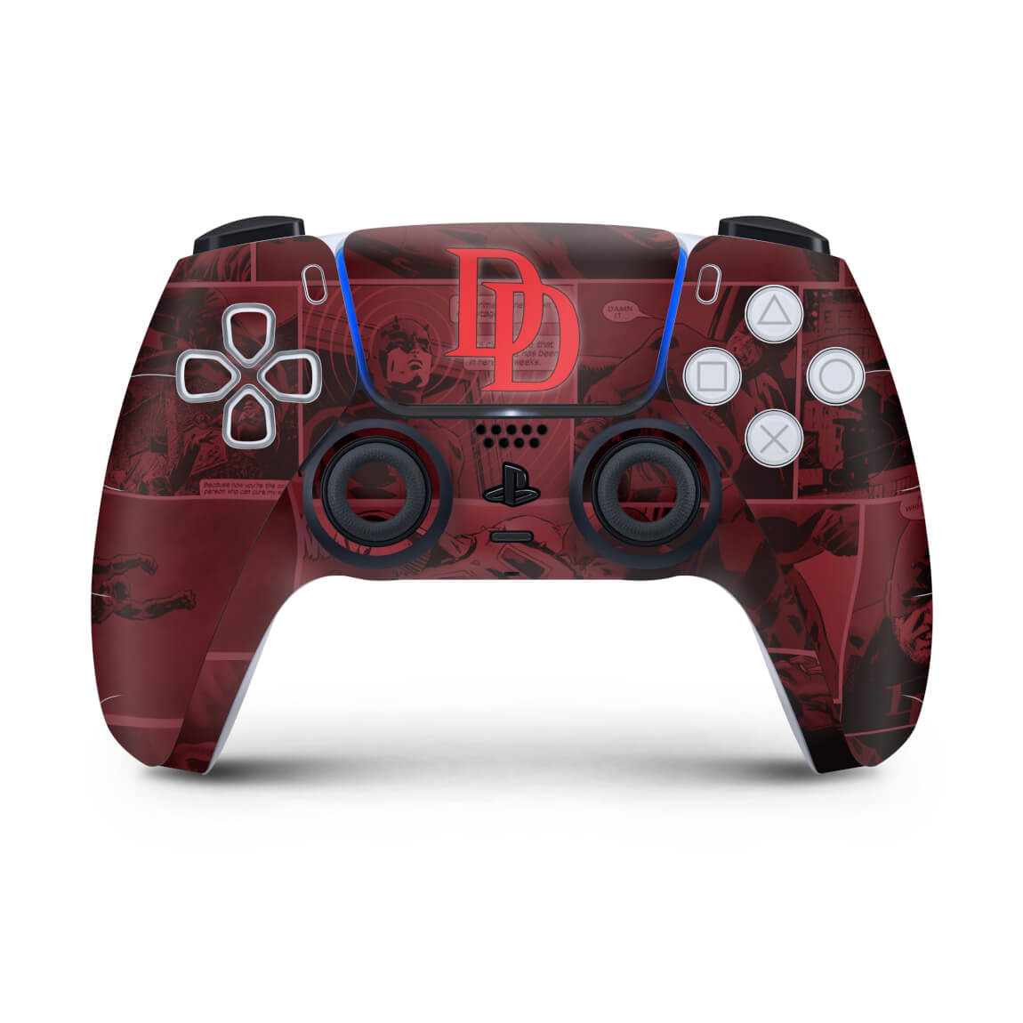 Skin Anti-Rage PS5 Controle - Daredevil Demolidor Comics