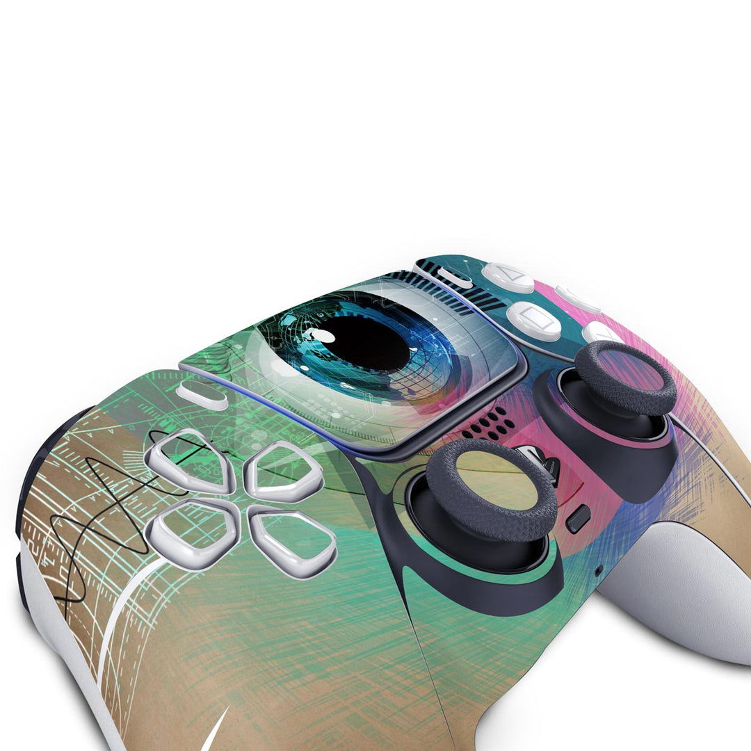 Skin Anti-Rage PS5 Controle - Abstrato #89 - Pop Arte Skins - foto 4