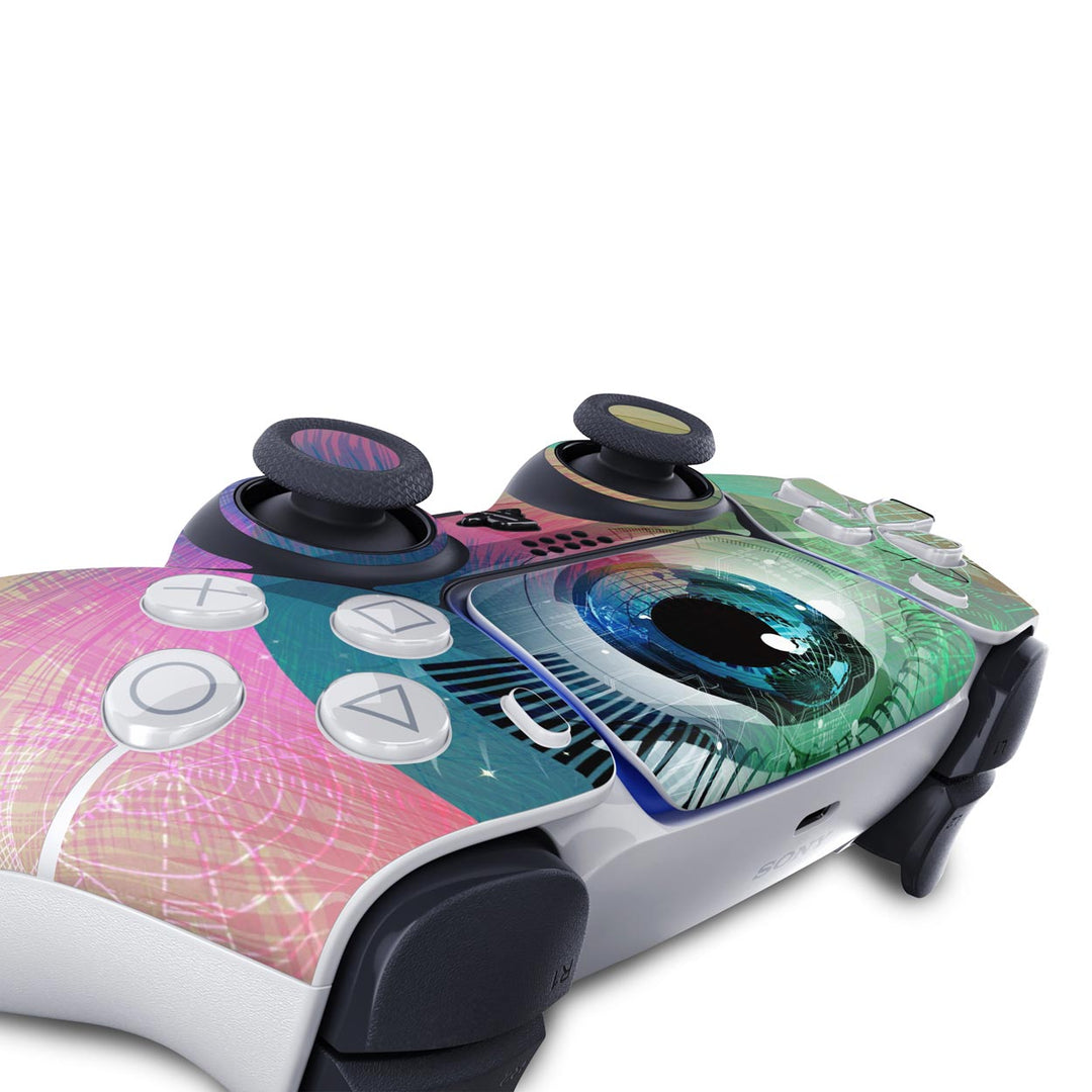 Skin Anti-Rage PS5 Controle - Abstrato #89 - Pop Arte Skins - foto 5