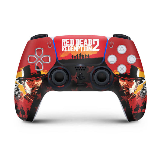 Skin Anti-Rage PS5 Controle - Red Dead Redemption 2