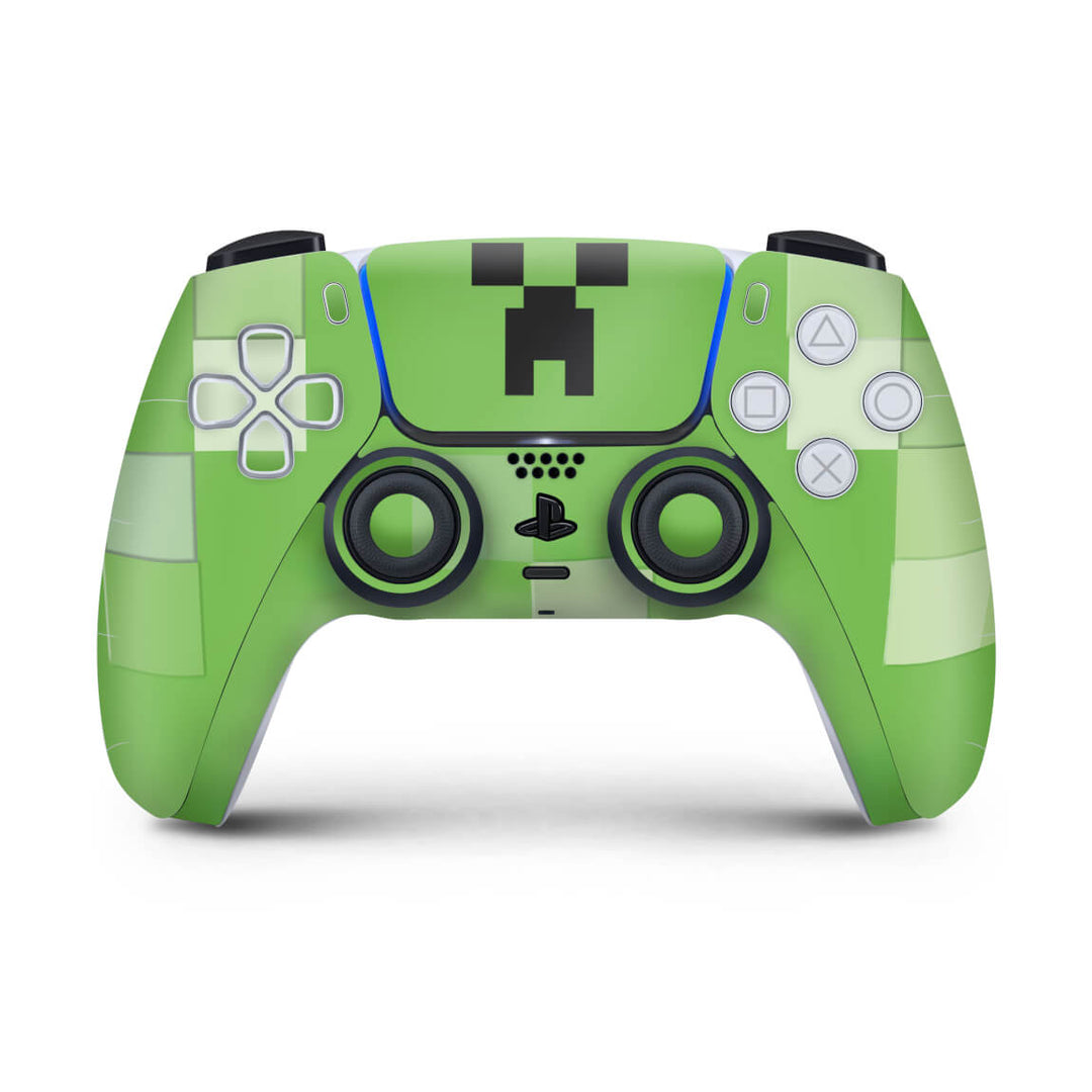 Skin Anti-Rage PS5 Controle - Creeper Minecraft