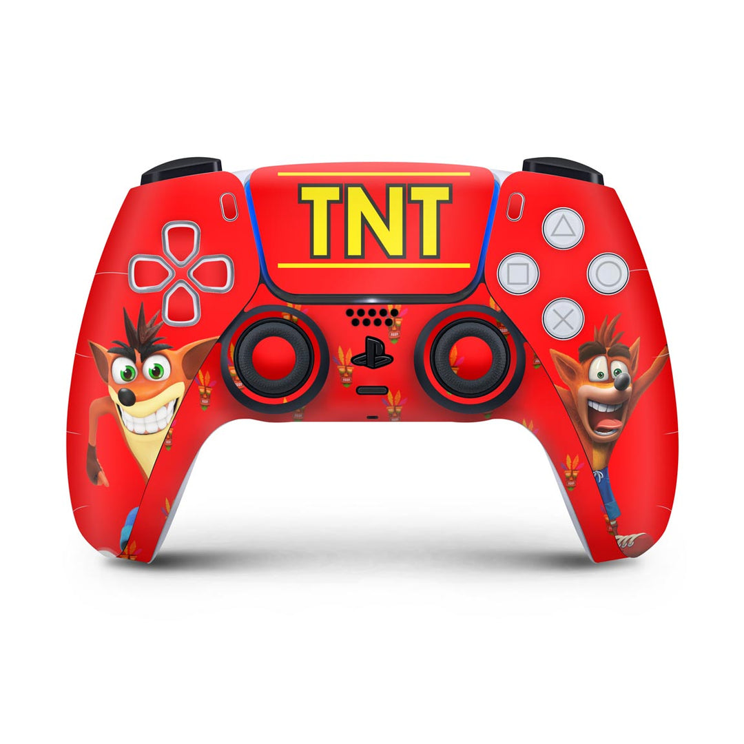 Skin Anti-Rage PS5 Controle - Crash Bandicoot