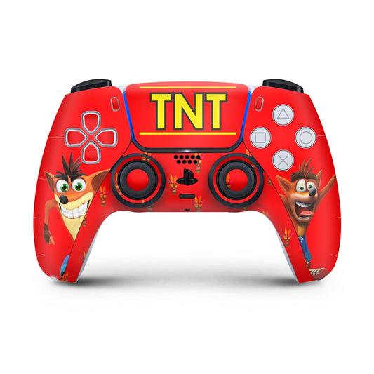 Skin Anti-Rage PS5 Controle - Crash Bandicoot