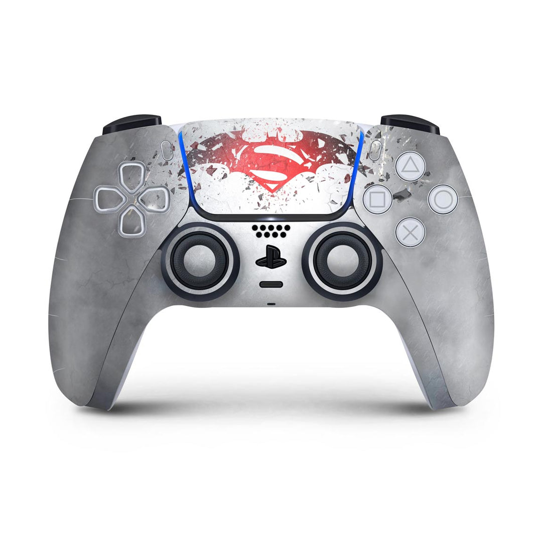 Skin Anti-Rage PS5 Controle - Batman Vs Superman Logo