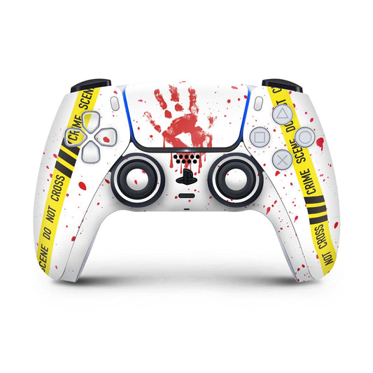 Skin Anti-Rage PS5 Controle - Cena De Crime Scene
