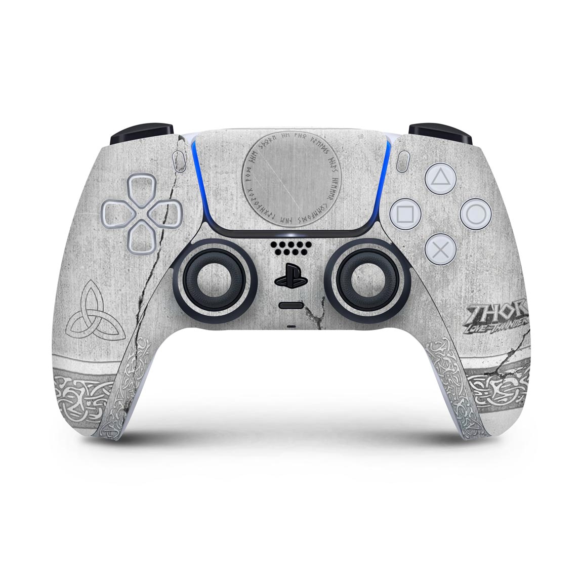 Skin Anti-Rage PS5 Controle - Mjolnir Thor Amor e Trovão