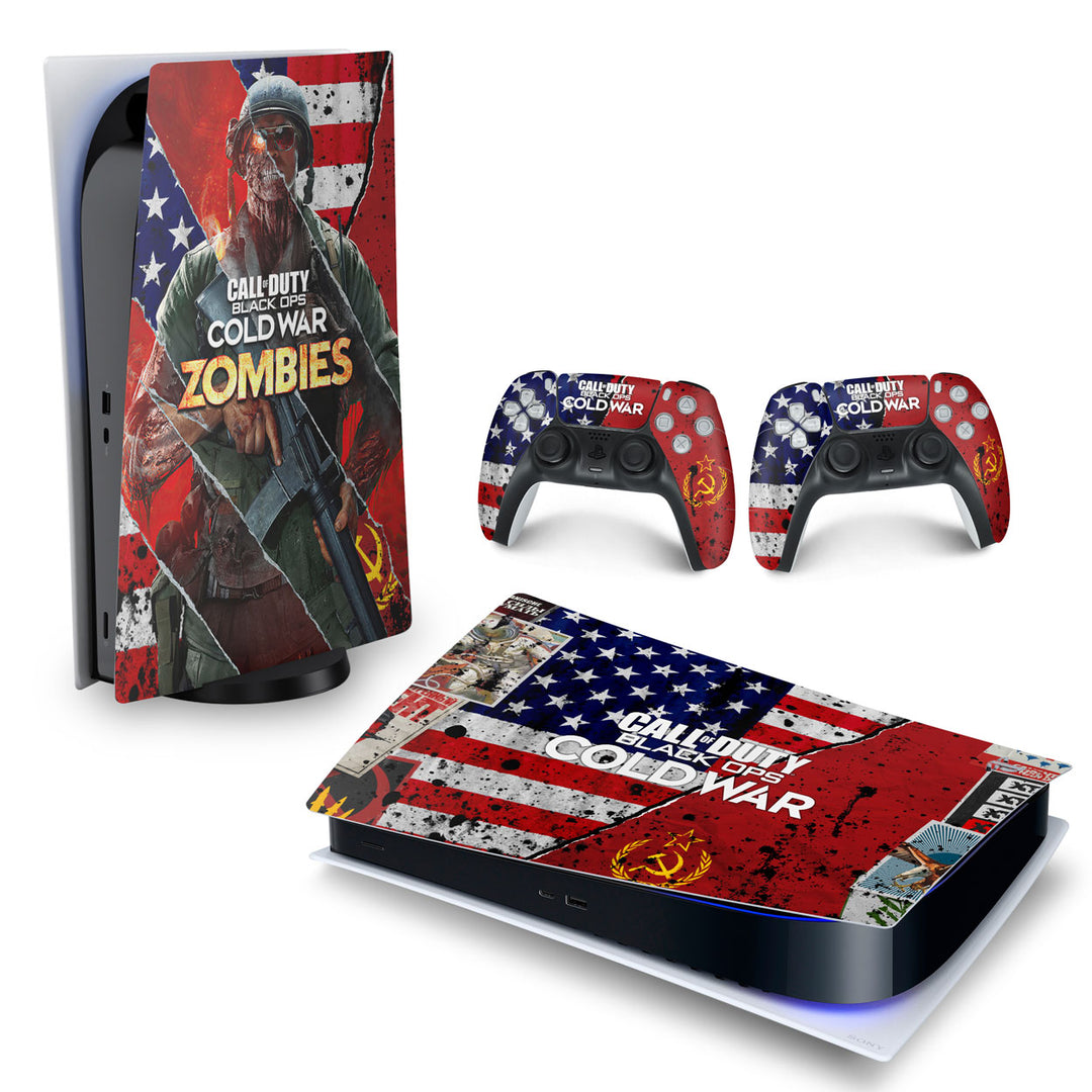 Skin Anti-Rage PS5 Fat Horizontal - Call Of Duty Cold War - Pop Arte Skins - foto 4