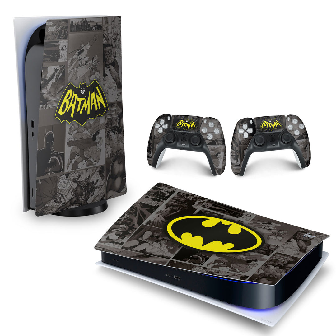Skin Anti-Rage PS5 Fat Horizontal - Batman Comics - Pop Arte Skins - foto 4