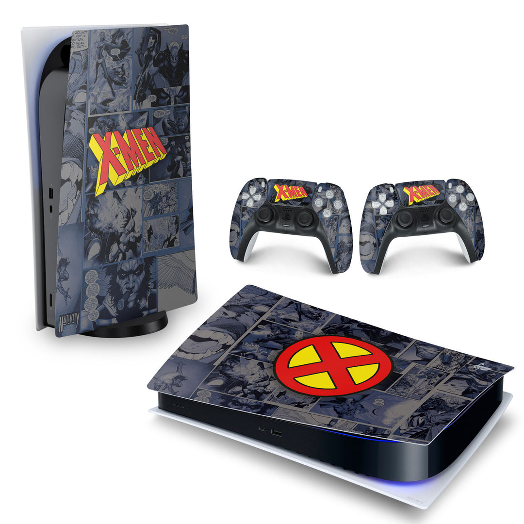 Skin Anti-Rage PS5 Fat Horizontal - X-Men Comics - Pop Arte Skins - foto 4