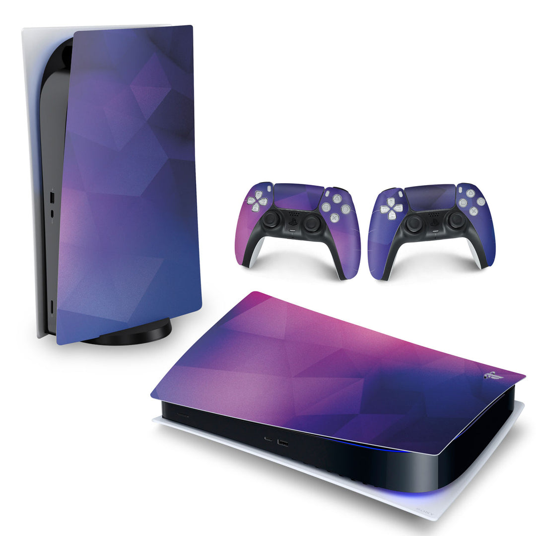Skin Anti-Rage PS5 Fat Horizontal - Abstrato #92 - Pop Arte Skins - foto 4