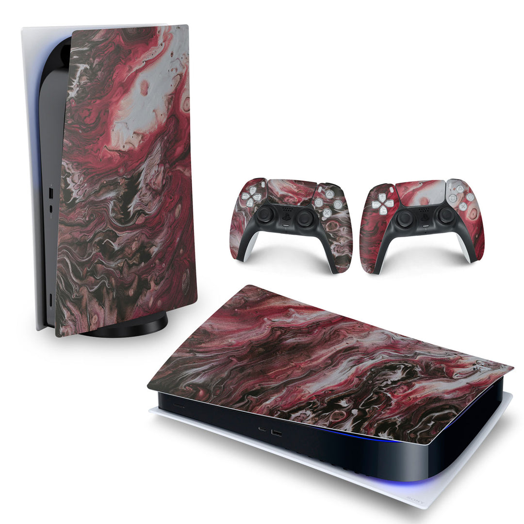 Skin Anti-Rage PS5 Fat Horizontal - Abstrato #104 - Pop Arte Skins - foto 4