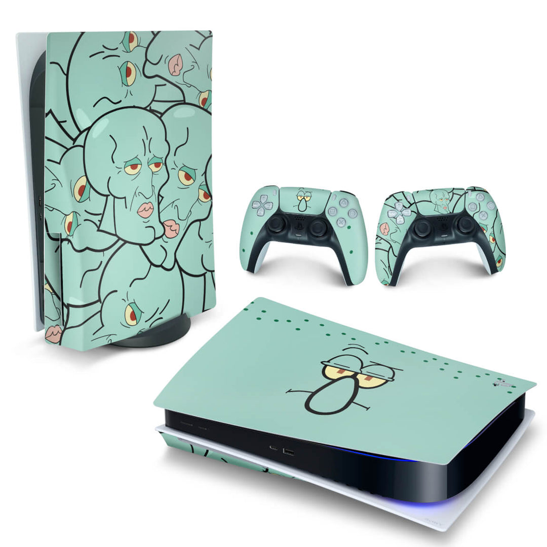 Skin Anti-Rage PS5 Fat Horizontal - Lula Molusco - Pop Arte Skins