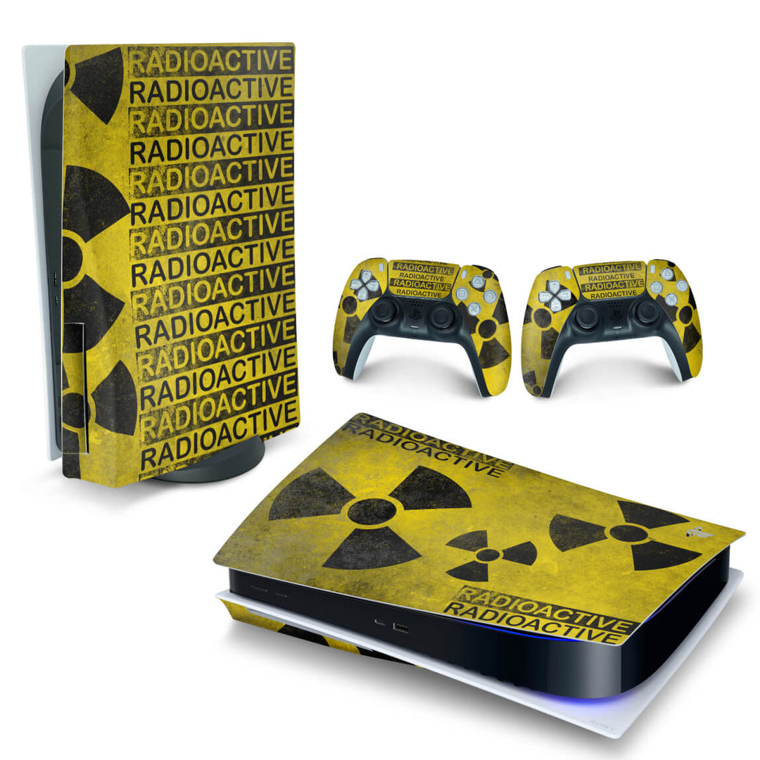 Skin Anti-Rage PS5 Fat Horizontal - Radioativo - Pop Arte Skins
