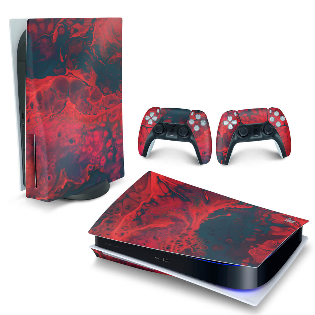 Skin Anti-Rage PS5 Fat Horizontal - Abstrato #98 - Pop Arte Skins