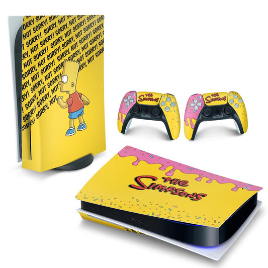 Skin Anti-Rage PS5 Fat Horizontal - The Simpsons