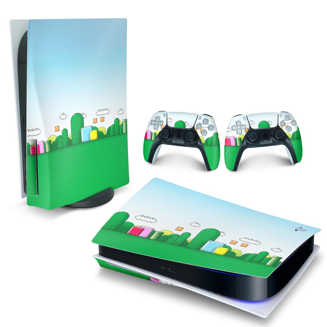 Skin Anti-Rage PS5 Fat Horizontal - Super Mario Bros - Pop Arte Skins