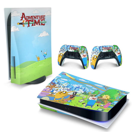 Skin Anti-Rage PS5 Fat Horizontal - Hora de Aventura