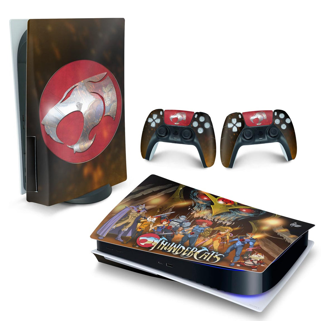 Skin Anti-Rage PS5 Fat Horizontal - Thundercats - Pop Arte Skins