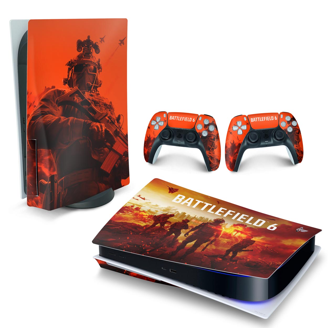 Skin Anti-Rage PS5 Fat Horizontal - Battlefield 6