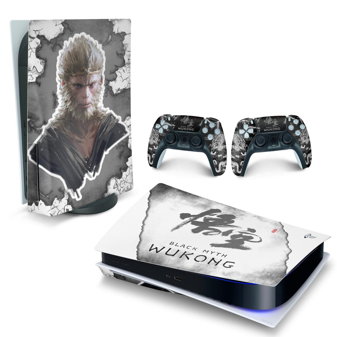 Skin Anti-Rage PS5 Fat Horizontal - Black Myth: Wukong - Pop Arte Skins