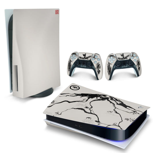 Skin Anti-Rage PS5 Fat Horizontal - Ghost Of Yotei