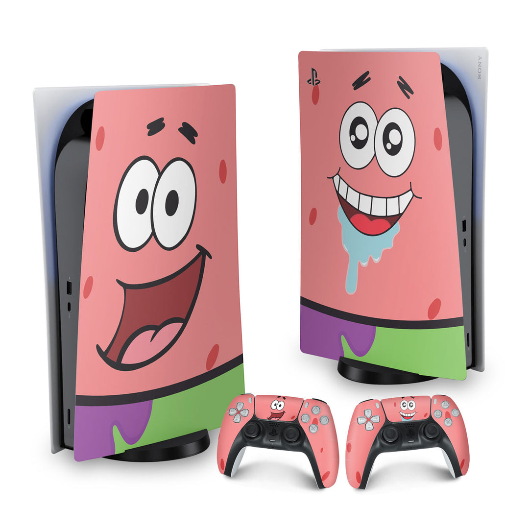 Skin Anti-Rage PS5 Fat Vertical - Patrick - Pop Arte Skins - foto 9