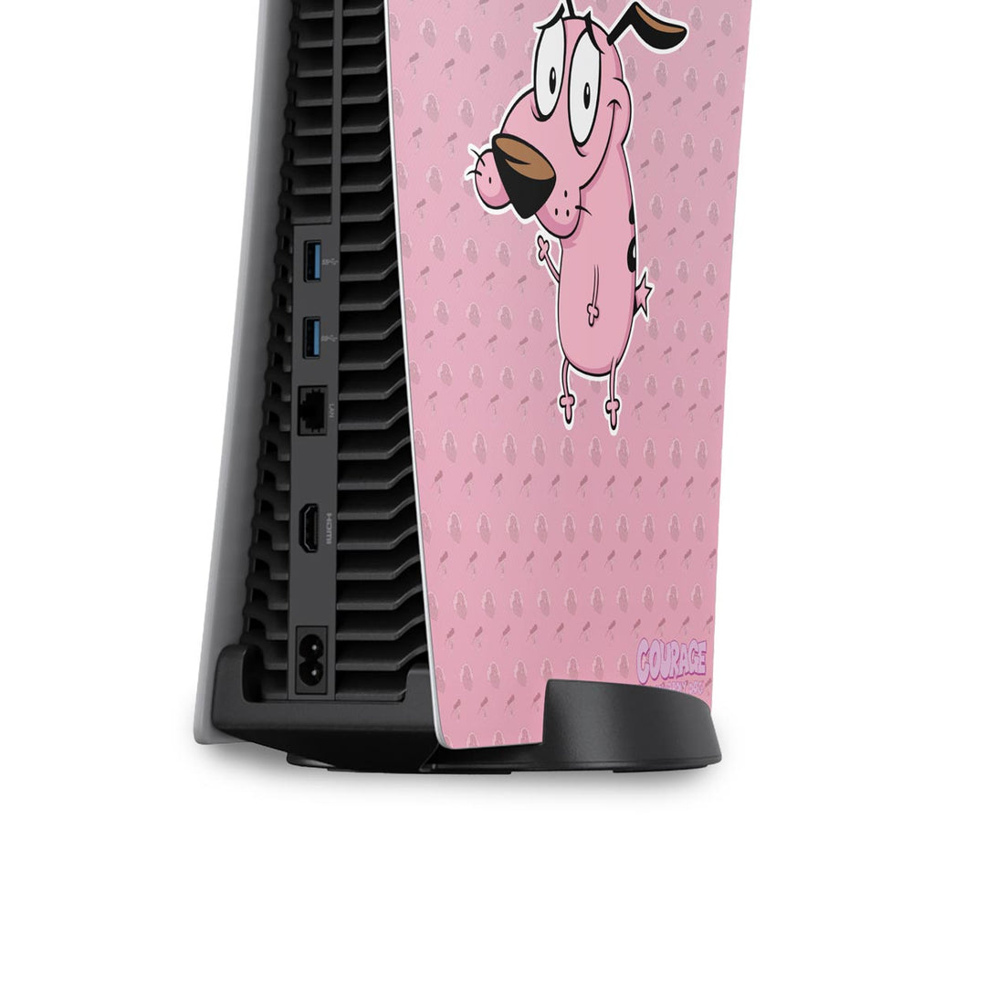 Skin Anti-Rage PS5 Fat Vertical - Coragem: O Cão Covarde - Pop Arte Skins - foto 4
