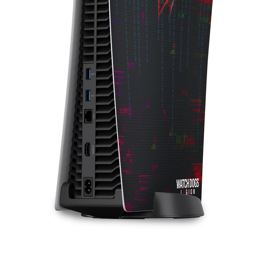 Skin Anti-Rage PS5 Fat Vertical - Watch Dogs Legion - Pop Arte Skins - foto 4