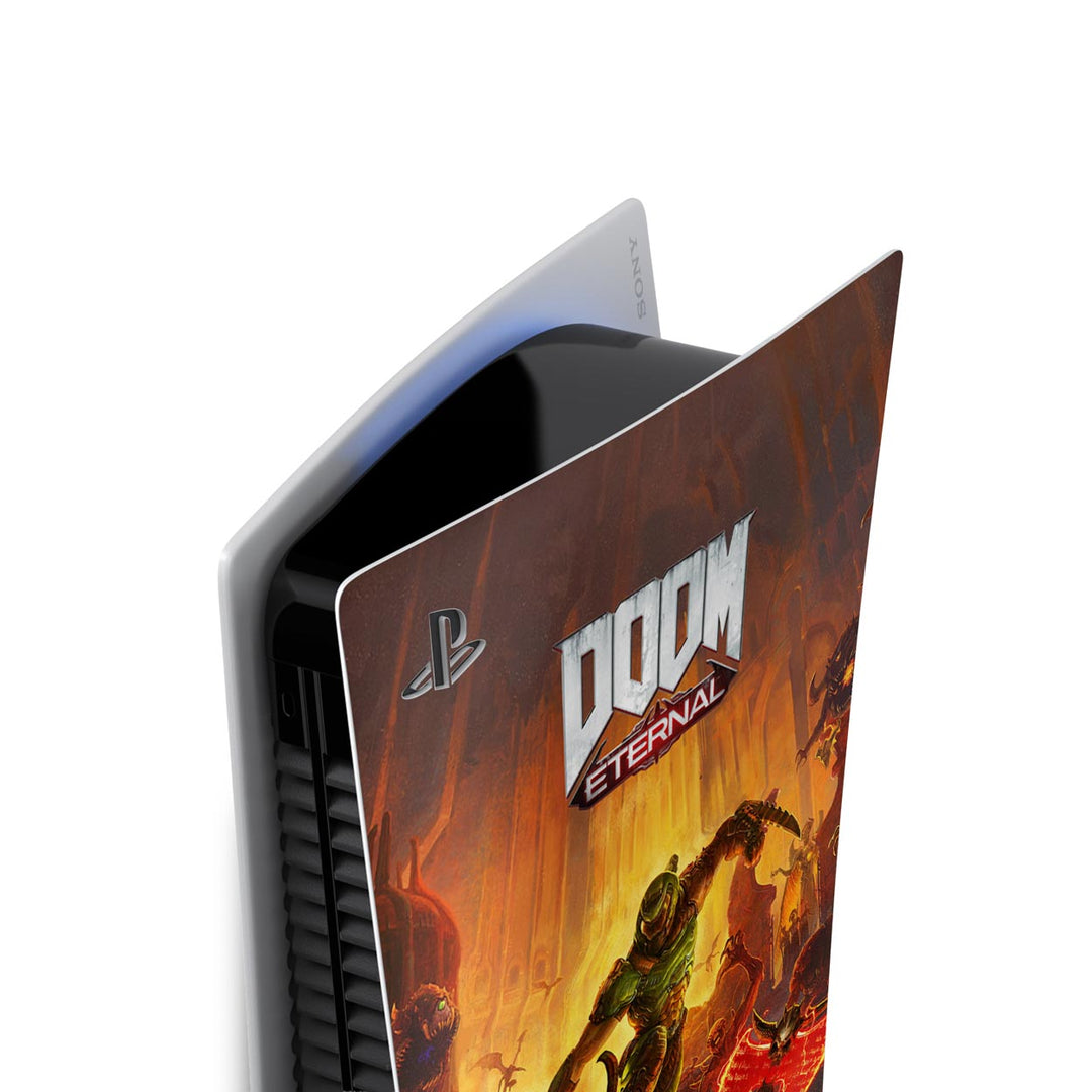 Skin Anti-Rage PS5 Fat Vertical - Doom Eternal - Pop Arte Skins - foto 3