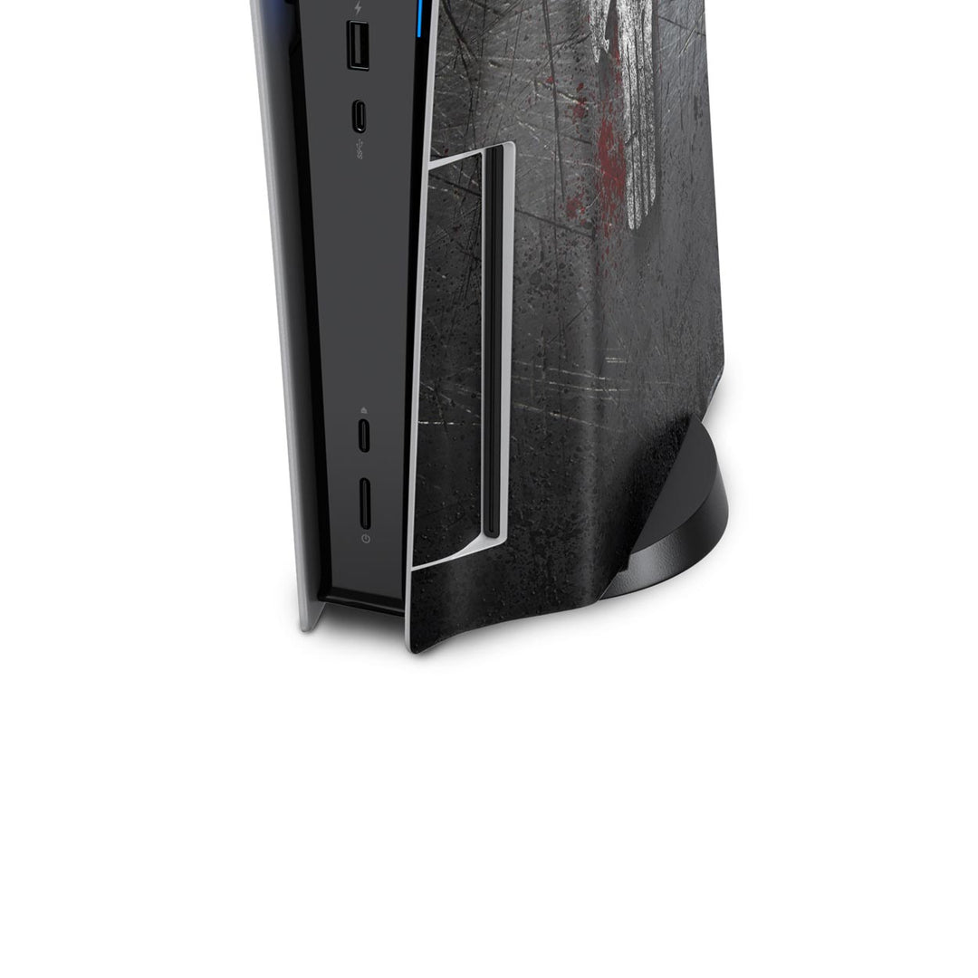 Skin Anti-Rage PS5 Fat Vertical - The Punisher Justiceiro - Pop Arte Skins - foto 6